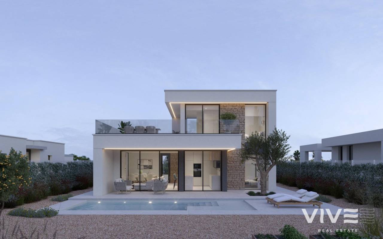 Detached Villa - New Build - Fuente Alamo - REDSP-95653