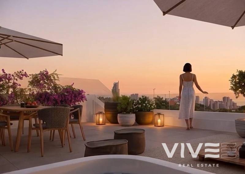 Penthouse - Neubau - Benidorm - Balcon de finestrat