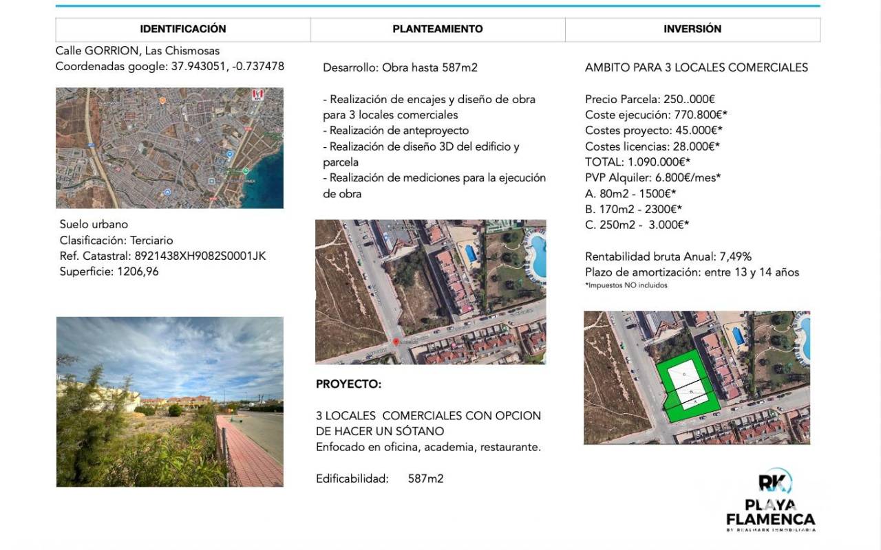 Plot - Resale - Orihuela Costa - PF-21198