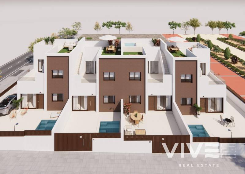 Terraced house - New Build - Pilar de la Horadada - Zona Pueblo